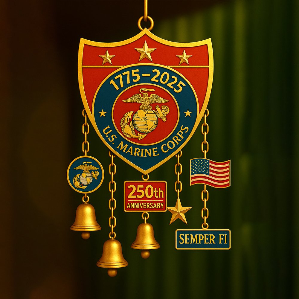U.S. Marine Corps 250th Anniversary Wind Chime