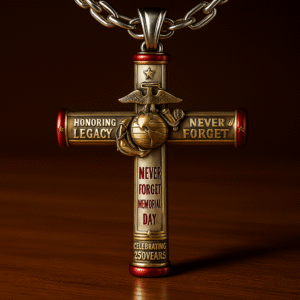 Memorial Day Commemorative Cross – Honoring Legacy, Never Forget