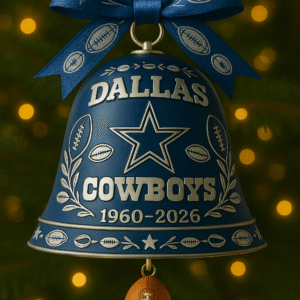 Dallas Cowboys · 1960–2026 Commemorative Christmas Bell Ornament