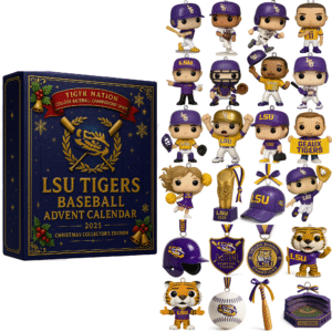 LSU Tigers Baseball 2025 Advent Calendar · Christmas Collector’s Edition