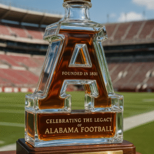Alabama Crimson Tide Football Legacy Decanter – Celebrating the Spirit of the Tide
