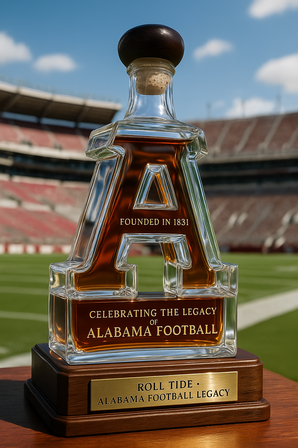 Alabama Crimson Tide Football Legacy Decanter – Celebrating the Spirit ...