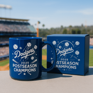 Los Angeles Dodgers 2025 Postseason Champions Ceramic Mug