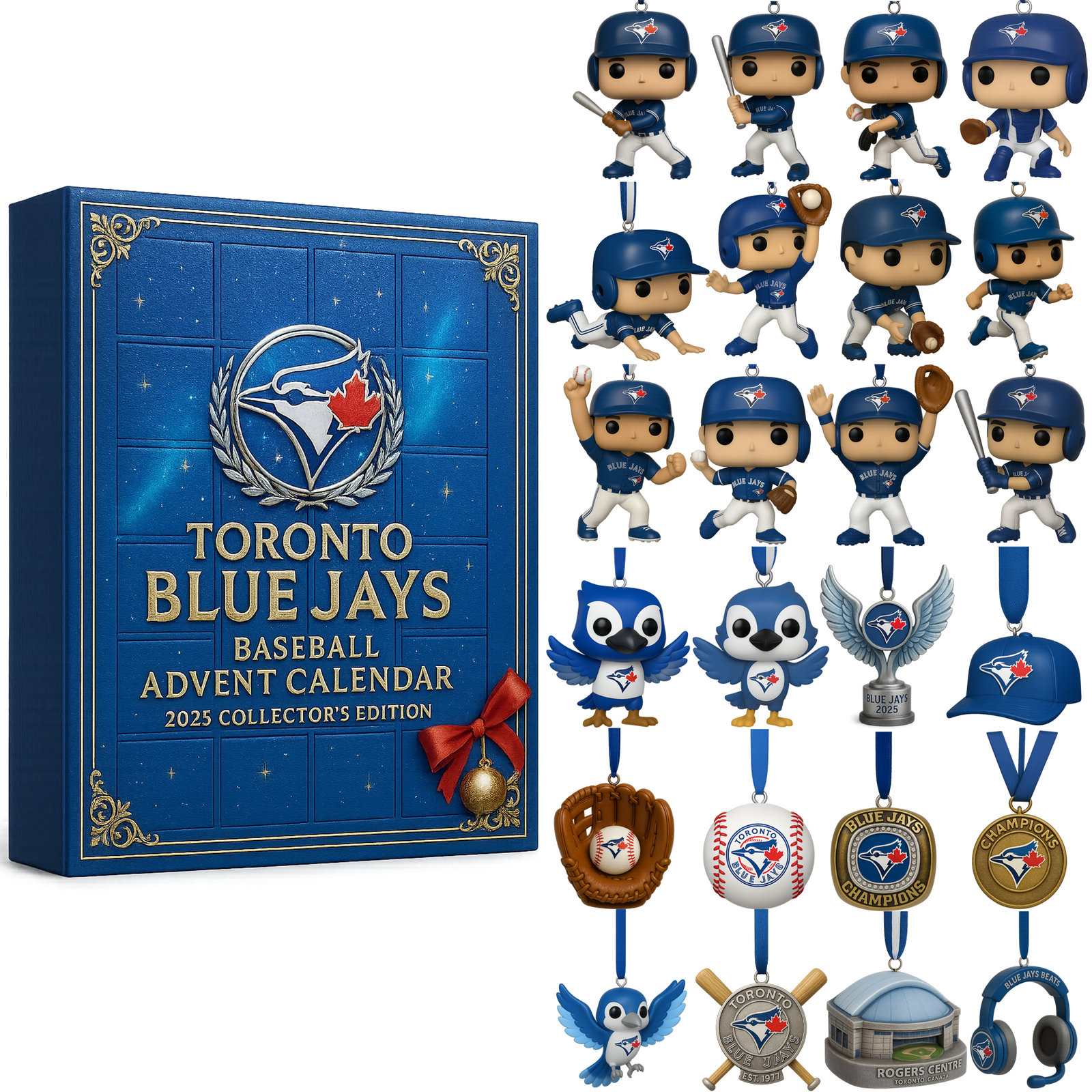 Toronto Blue Jays 2025 Collector’s Edition Baseball Advent Calendar