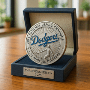 Los Angeles Dodgers 2025 National League Champions Coin