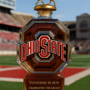 Commemorative Ohio State Football Legacy Whiskey Bottle